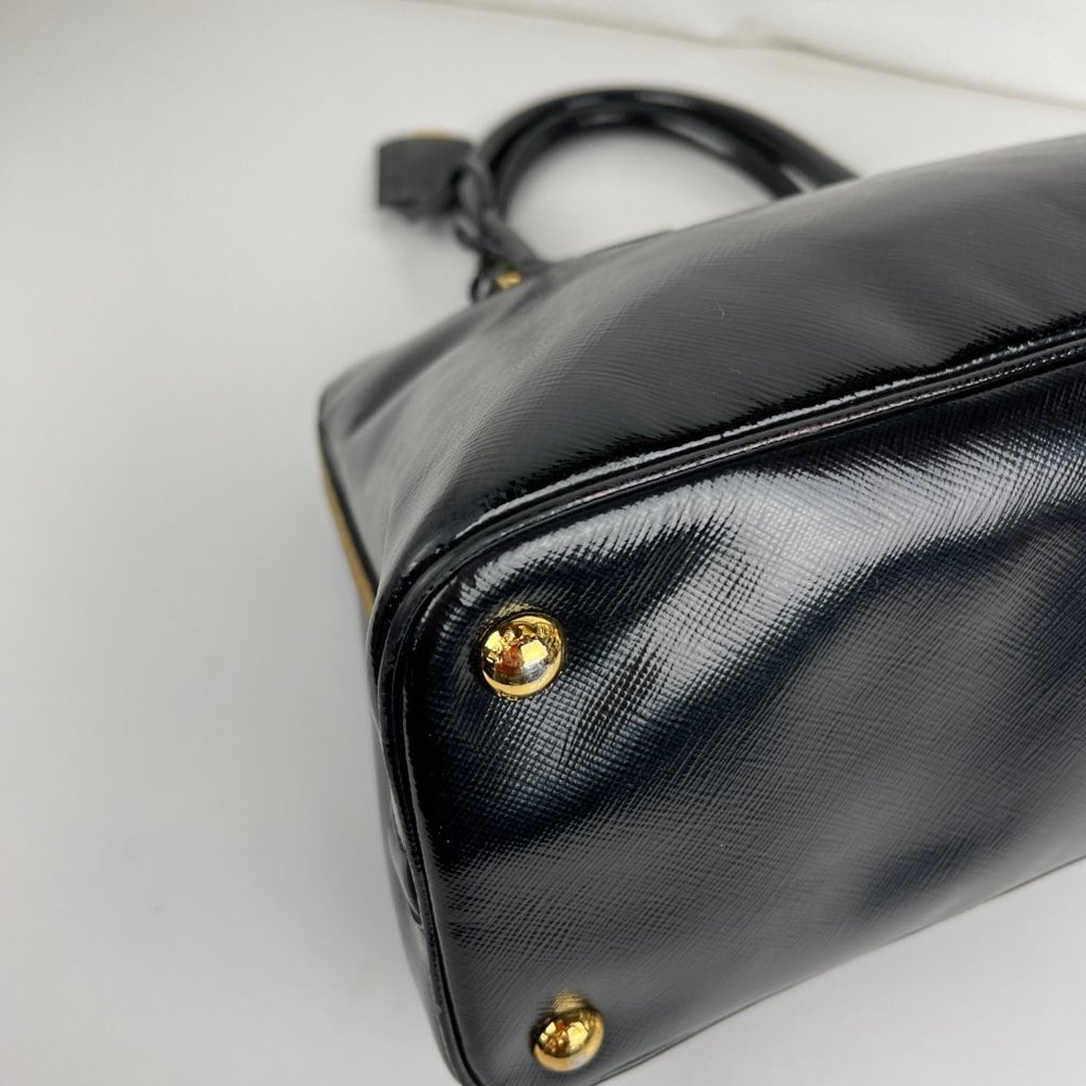Prada Luxurious Black Leather Satchel - Picture 9 of 12